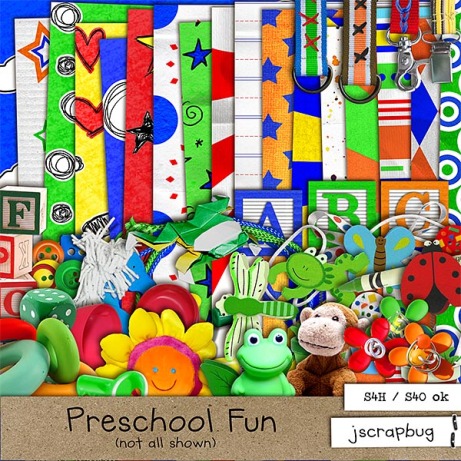jscrapbug - Preschool Fun preview